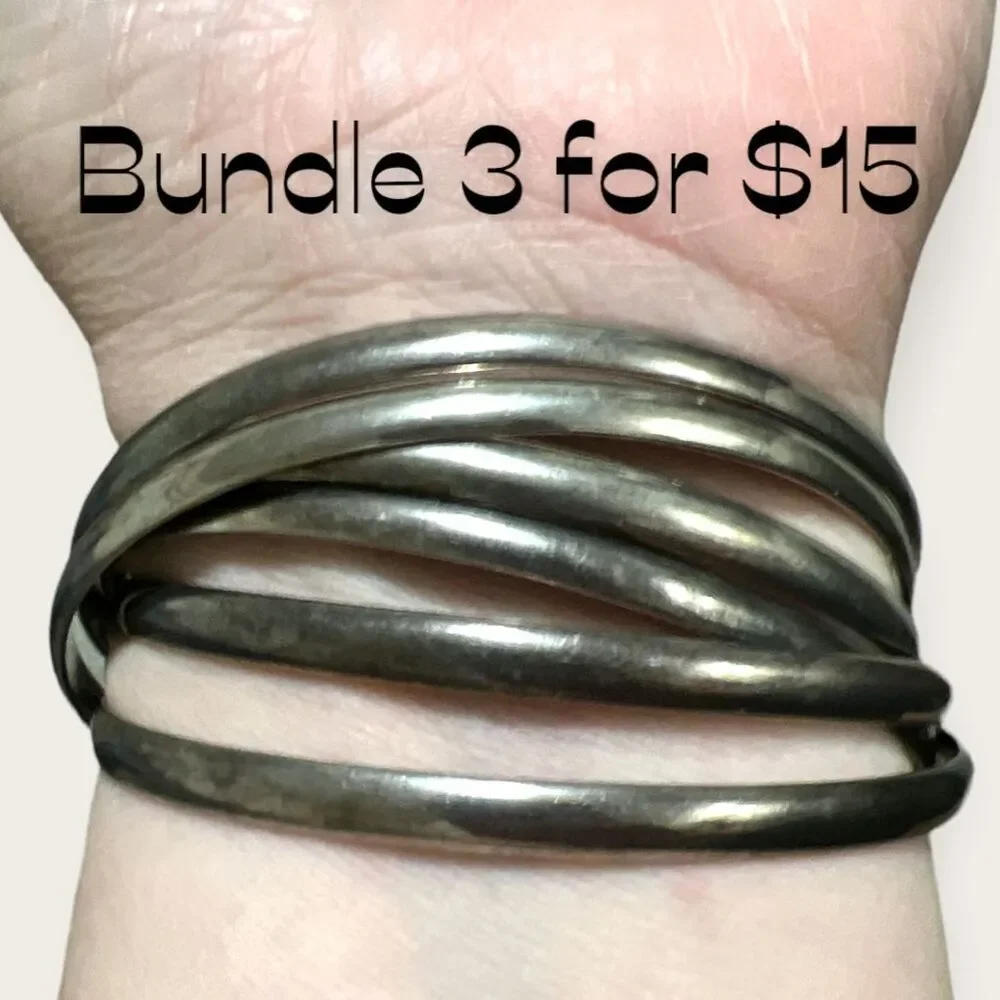 Bundle Sale 3 for $15 |  Linked Bracelet Set of 6 READ